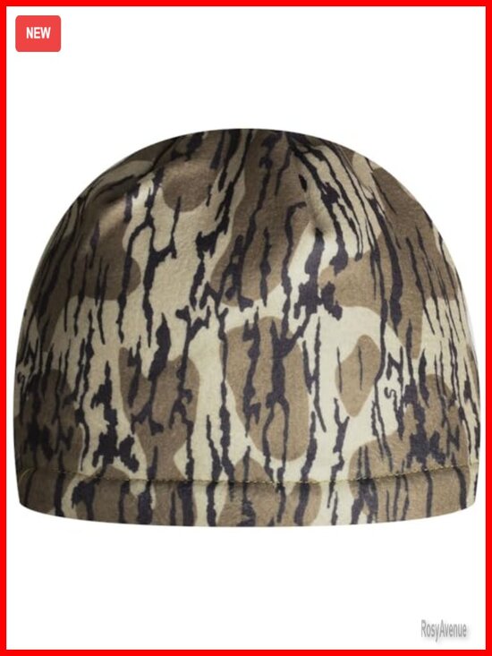 Reversible Windproof Fleece Beanie Hat for Cold Weather Hunting